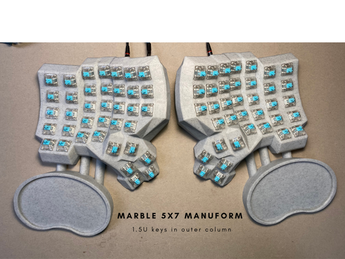 DIY Dactyl/Manuform Cases by Crystalhand