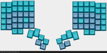 Load image into Gallery viewer, 6x6 Manuform Keycaps