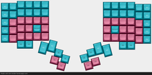 Load image into Gallery viewer, 6x6 Manuform Keycaps