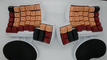 Load image into Gallery viewer, White Dactyl w/ Cherry MX Browns &amp; SA Sunday Morning