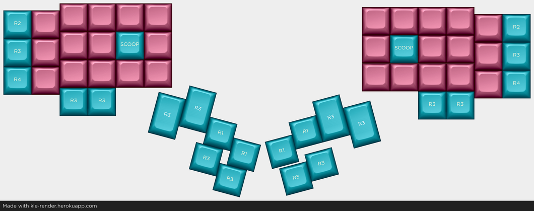 4x6 Dactyl Manuform Keycaps